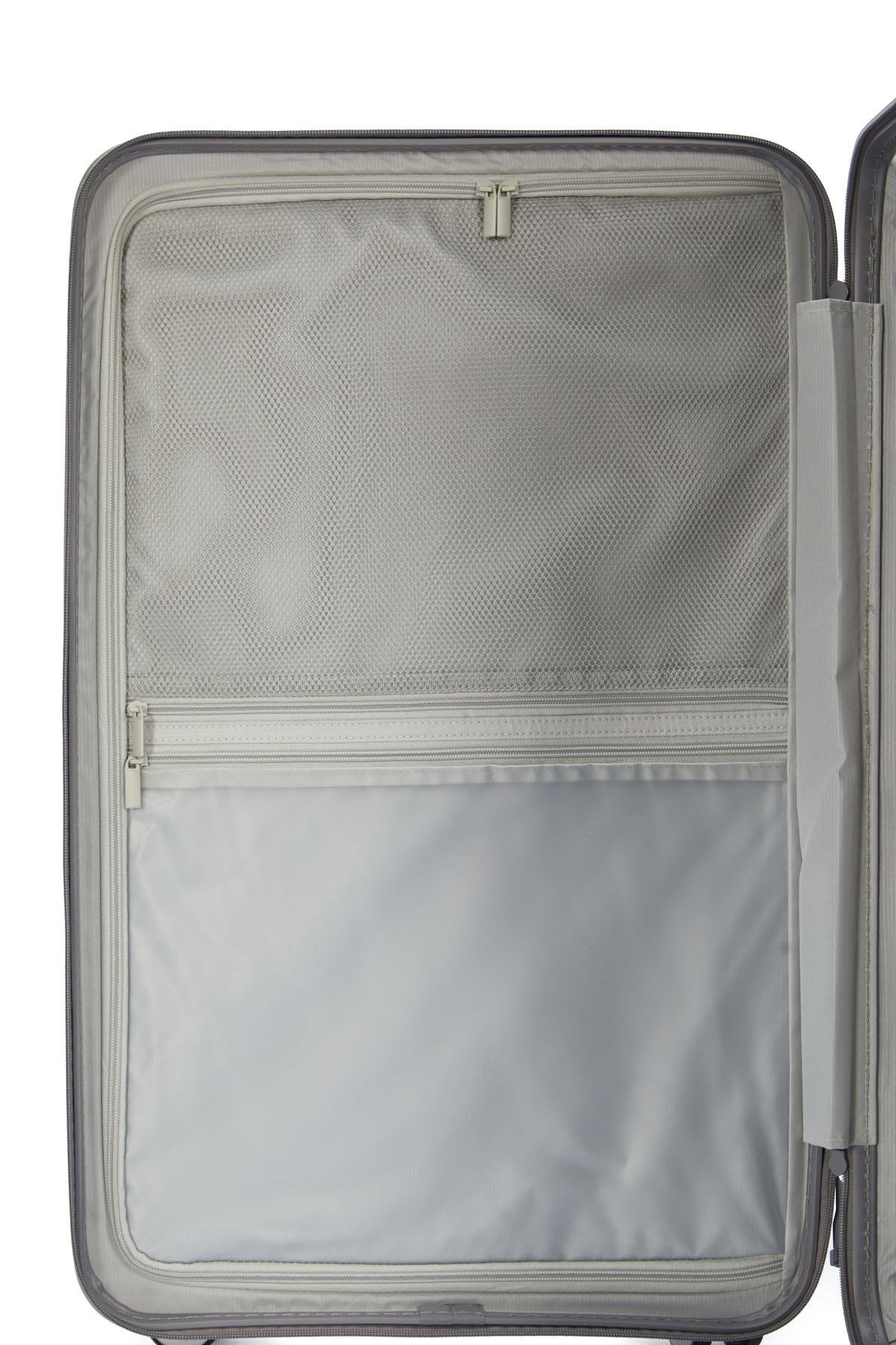 Pierre Cardin Kabin Boy %100 Polipropilen Valiz Gri 04PC7080