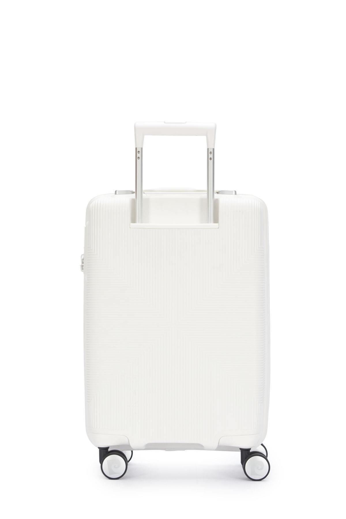 Pierre Cardin Kabin Boy %100 Polipropilen Valiz Beyaz 04PC7080