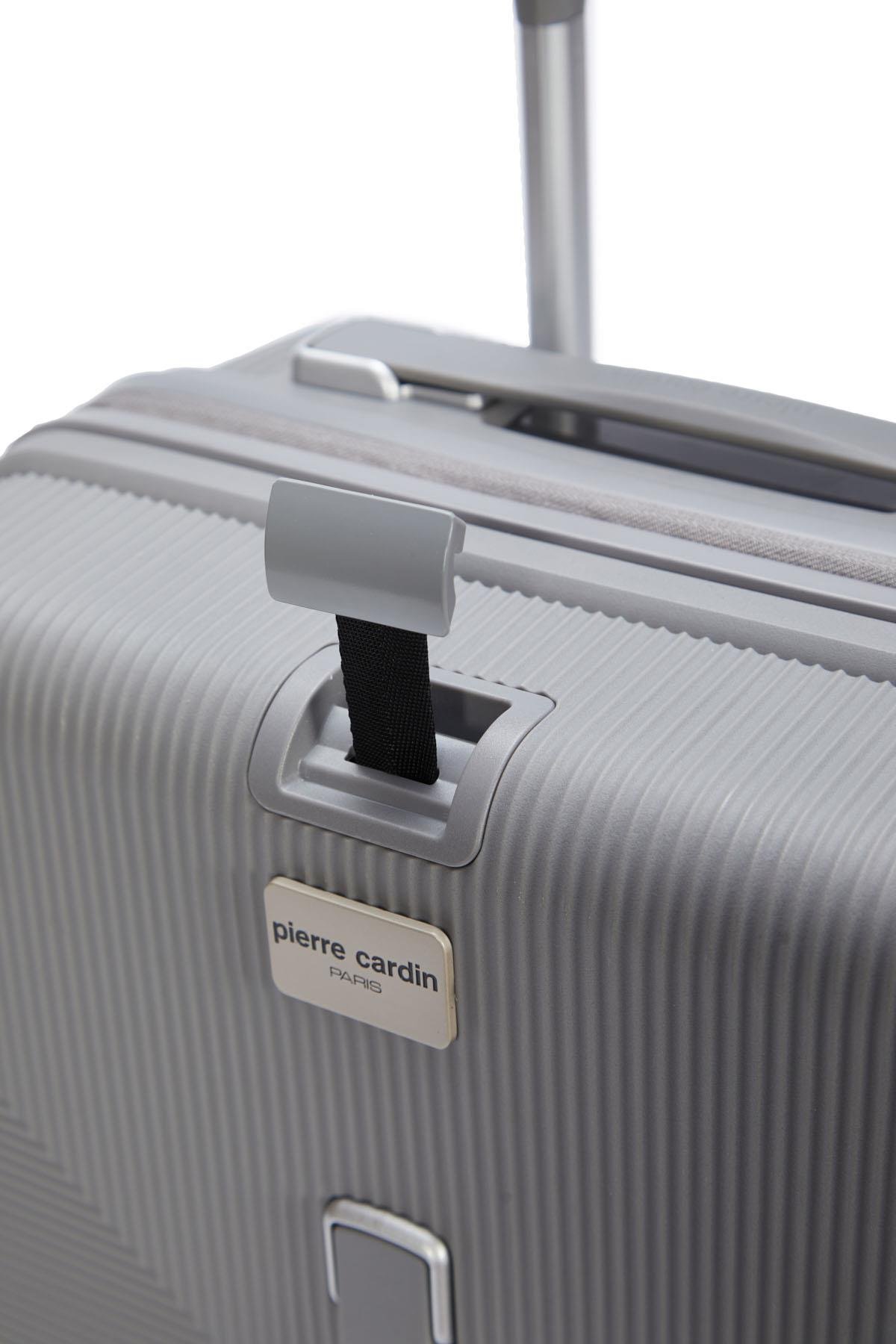 Pierre Cardin Kabin Boy %100 Polipropilen Valiz Gri 04PC7080