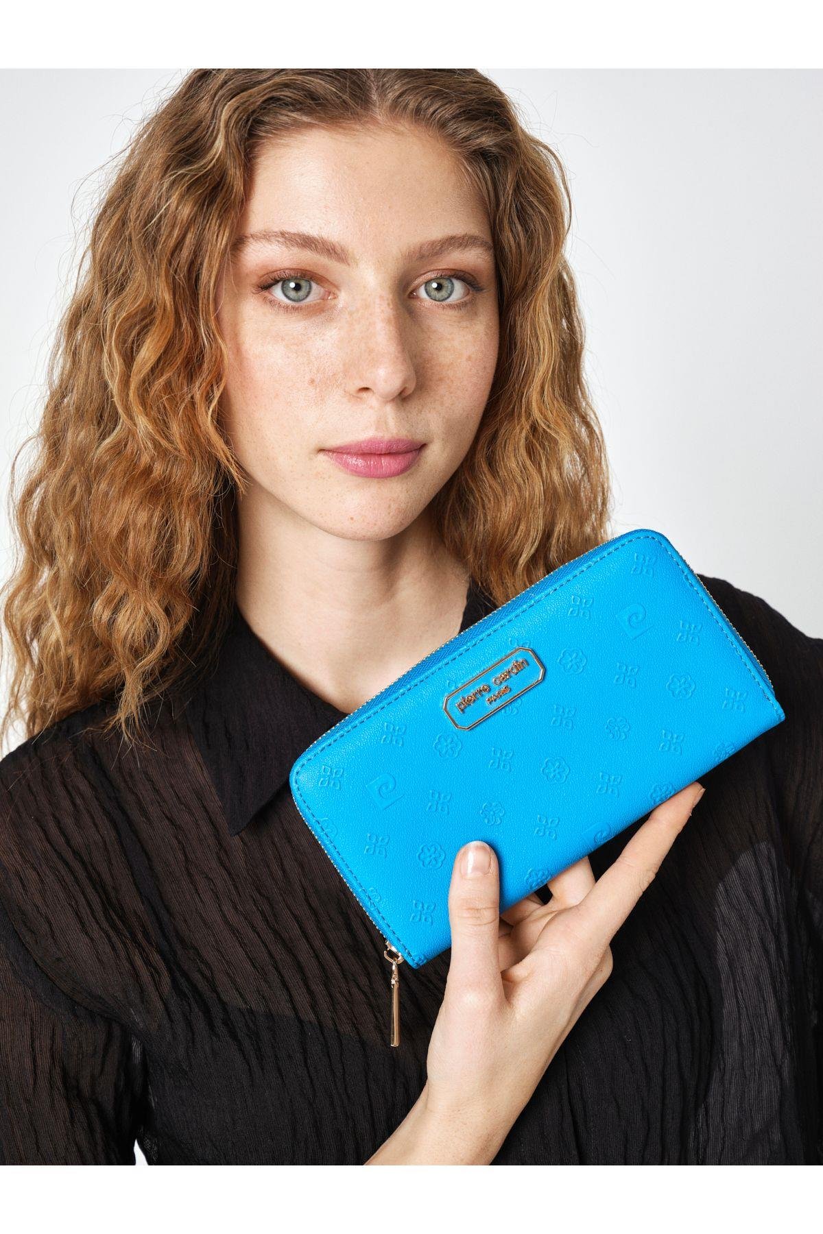 Pierre Cardin Kadın Cüzdan Turkuaz 06pc25y601-P Tk