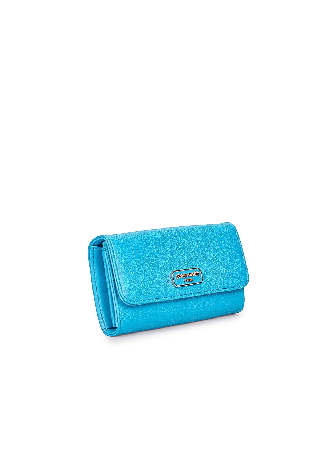 Pierre Cardin Kadın Cüzdan Turkuaz 06pc25y600-P Tk