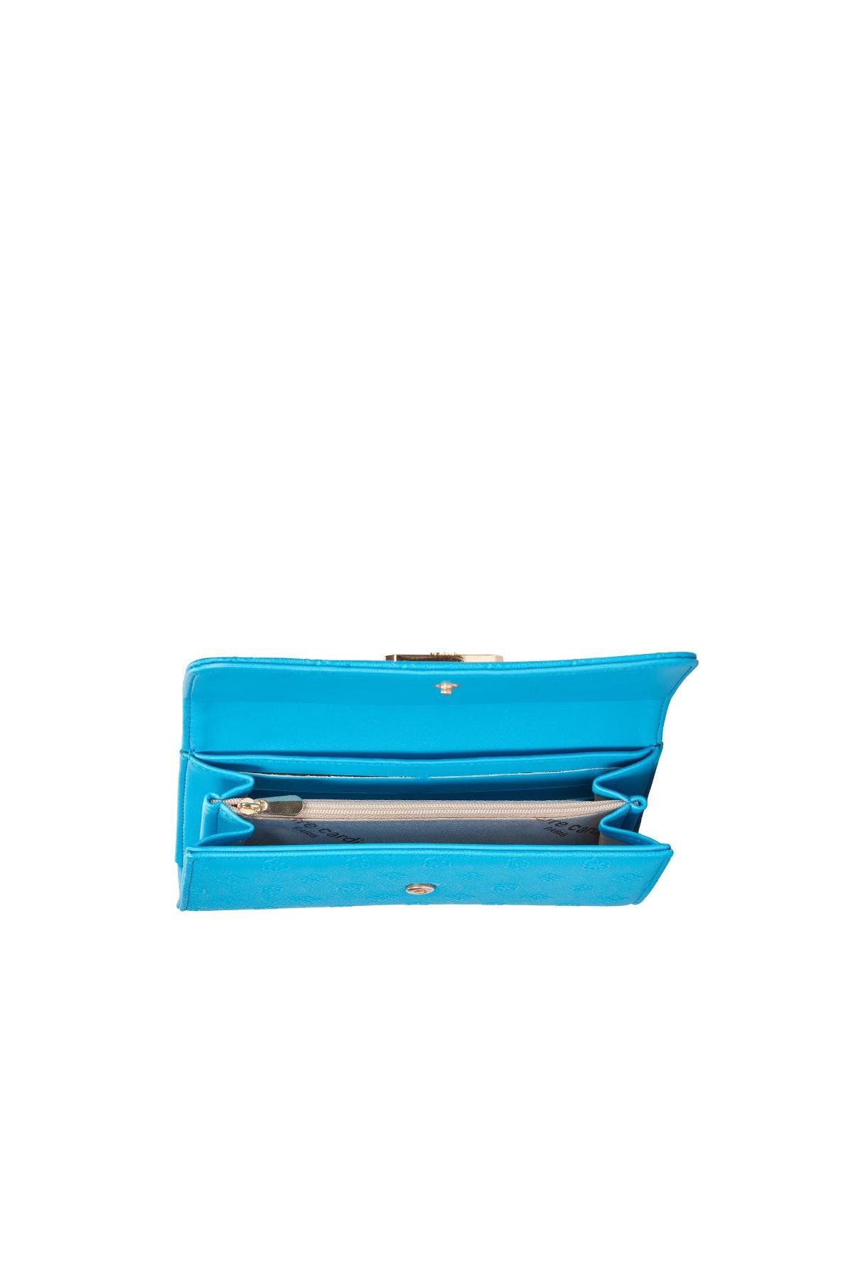 Pierre Cardin Kadın Cüzdan Turkuaz 06pc25y600-P Tk