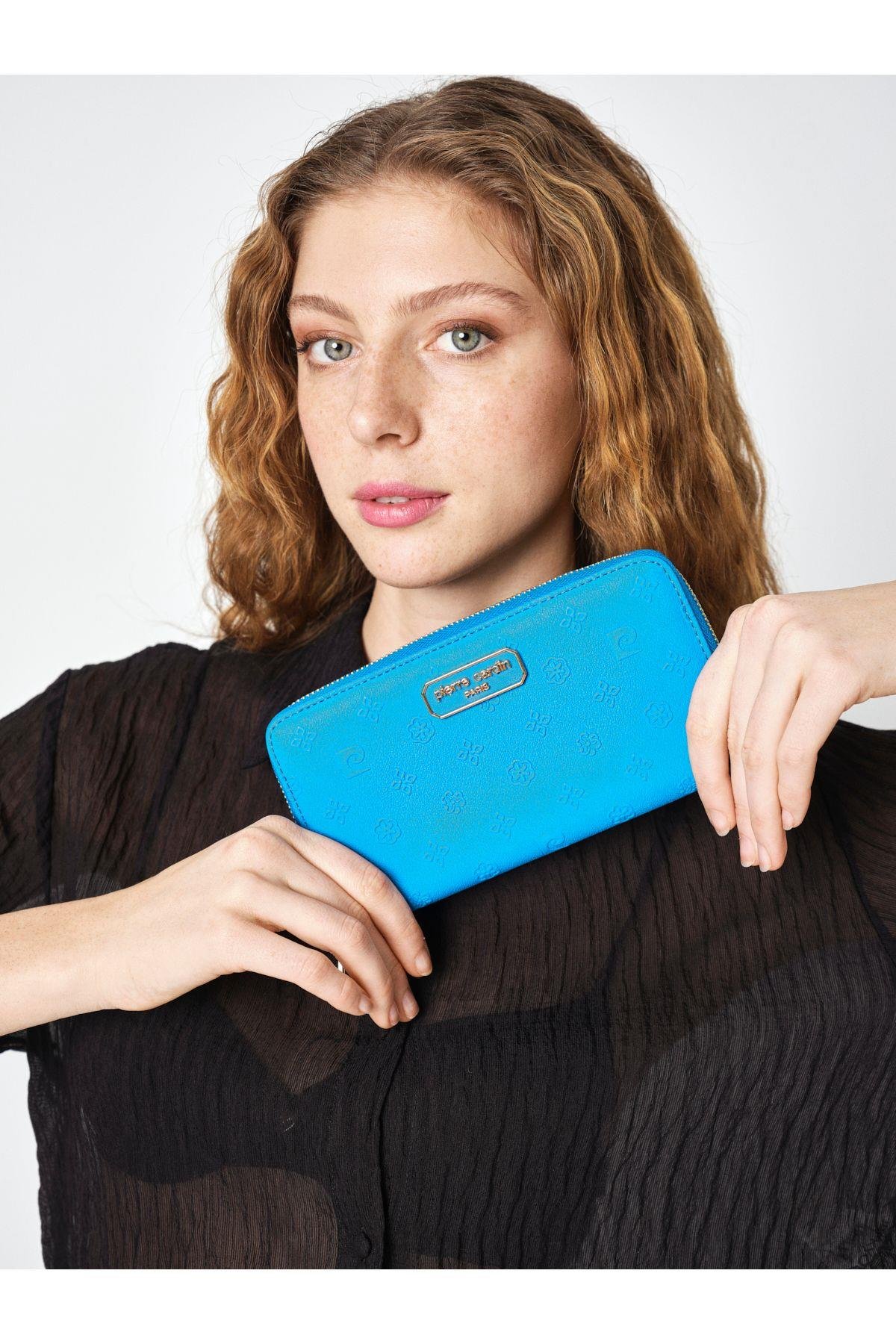 Pierre Cardin Kadın Cüzdan Turkuaz 06pc25y601-P Tk