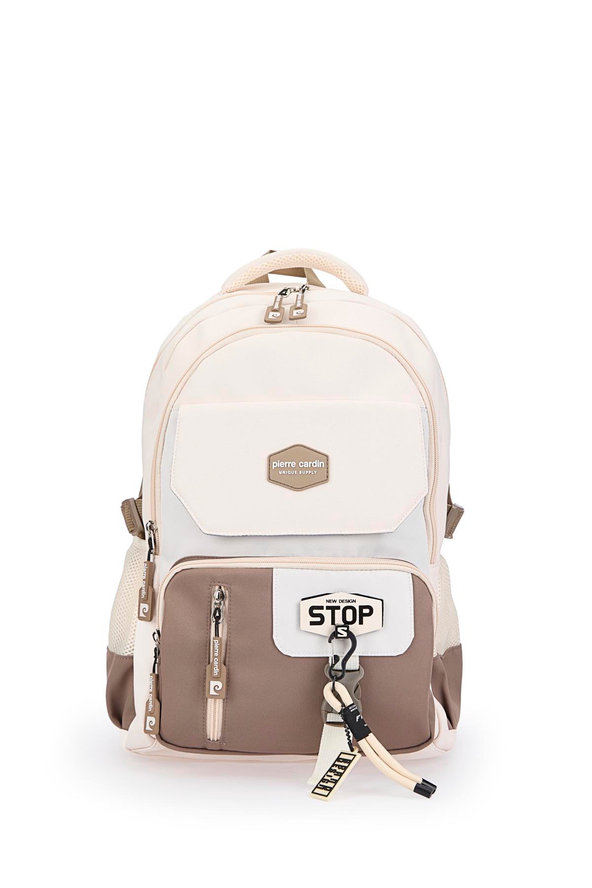 Pierre Cardin Okul Sırt Çantası Bej 07Pc1916-Bj