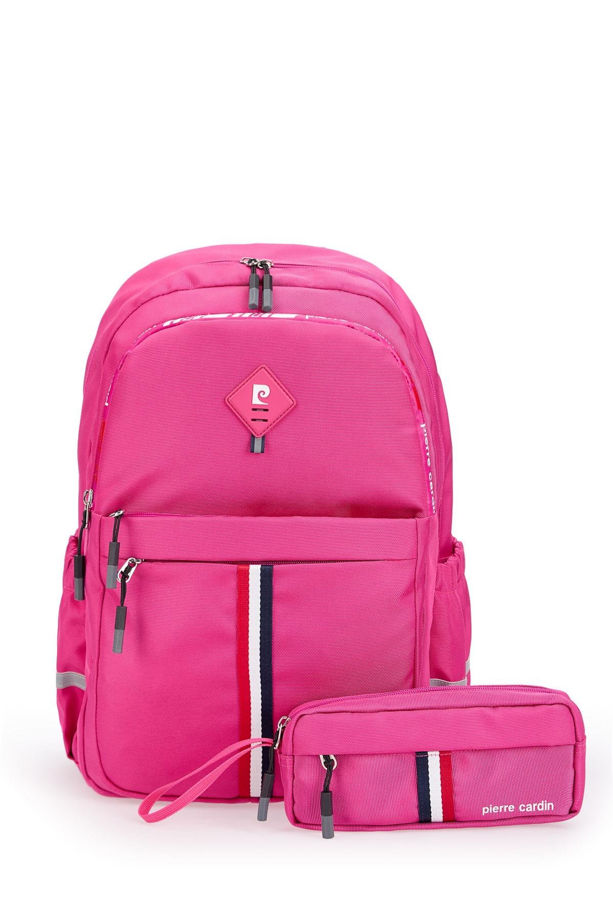 Pierre Cardin Okul Sırt Çantası Fuşya 07Pct180011-Fs