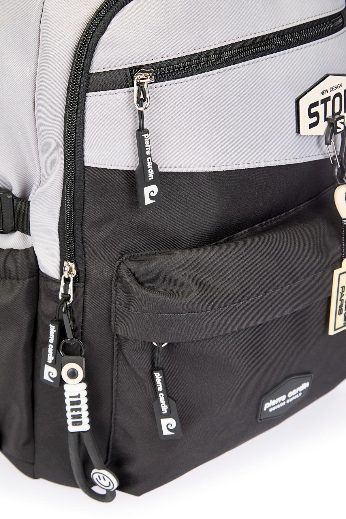 Pierre Cardin Okul Sırt Çantası Gri 07Pc18823-Gr