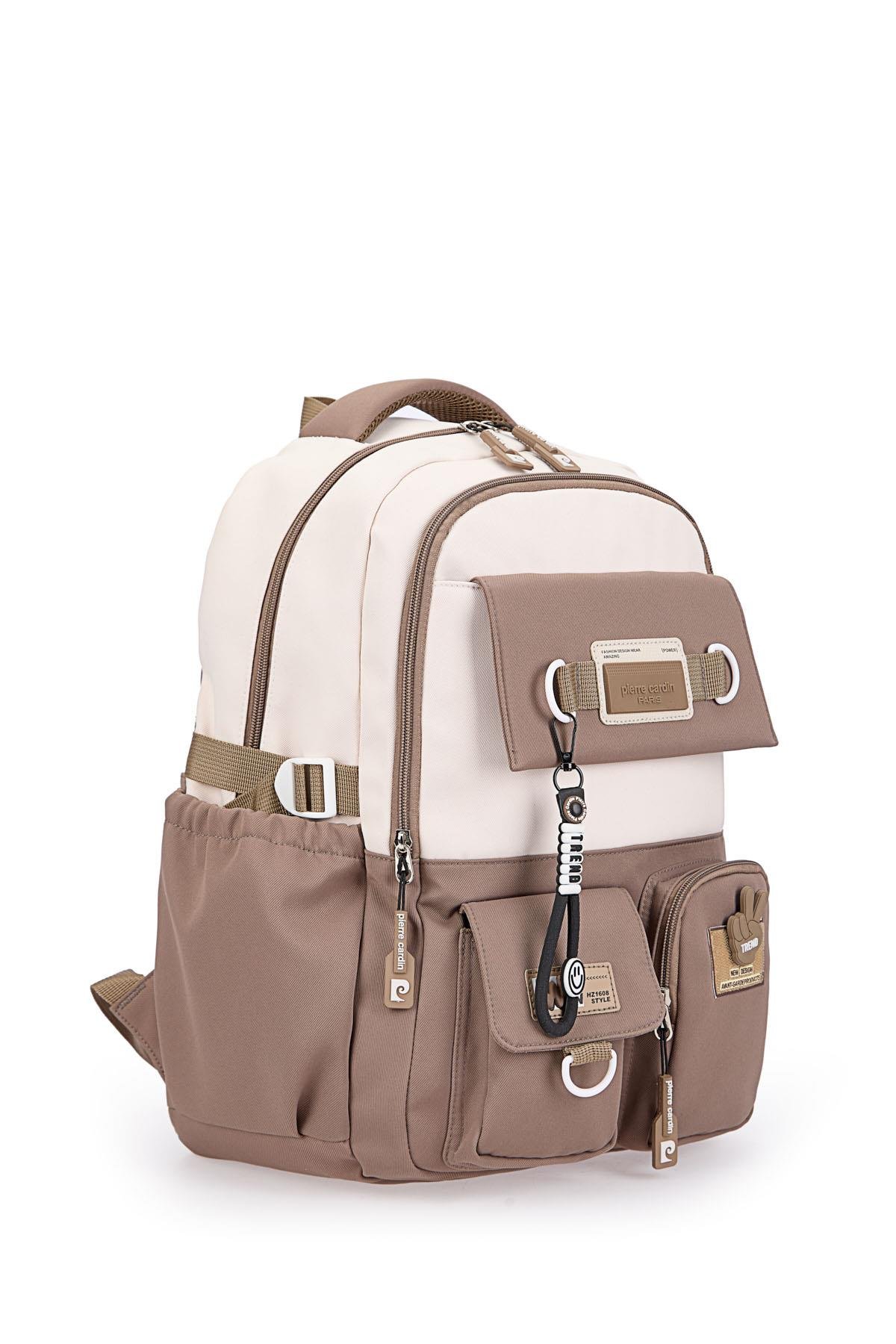 Pierre Cardin Okul Sırt Çantası Kahve 07Pc18828-Kh