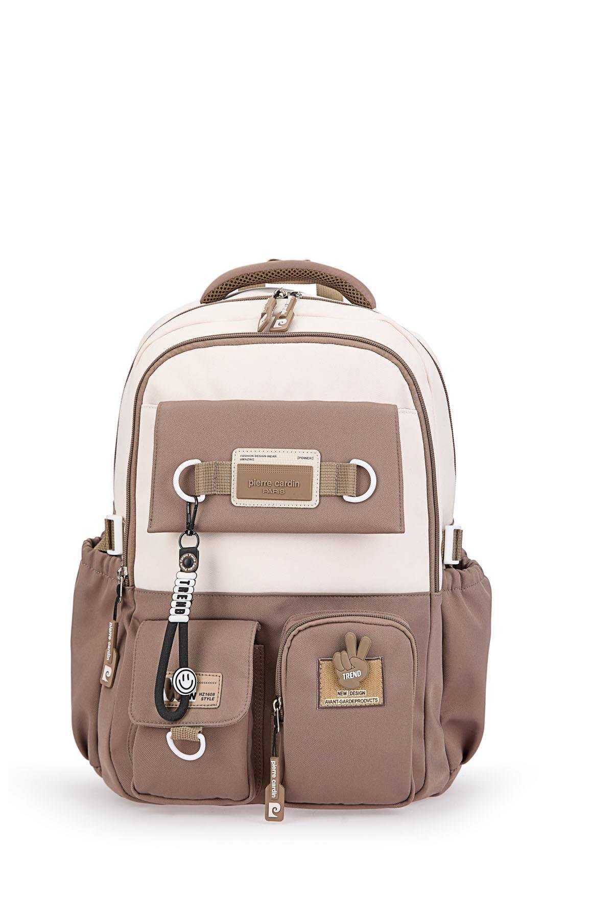 Pierre Cardin Okul Sırt Çantası Kahve 07Pc18828-Kh