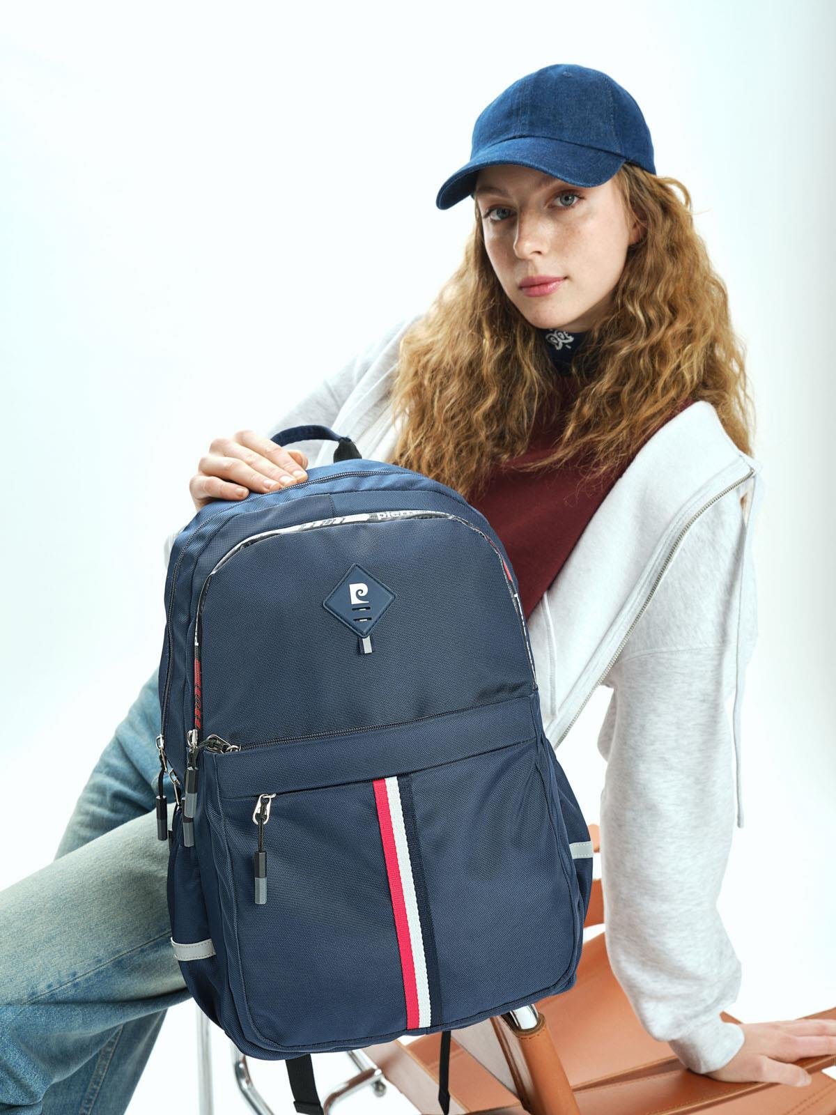 Pierre Cardin Okul Sırt Çantası Lacivert 07Pct180011-L