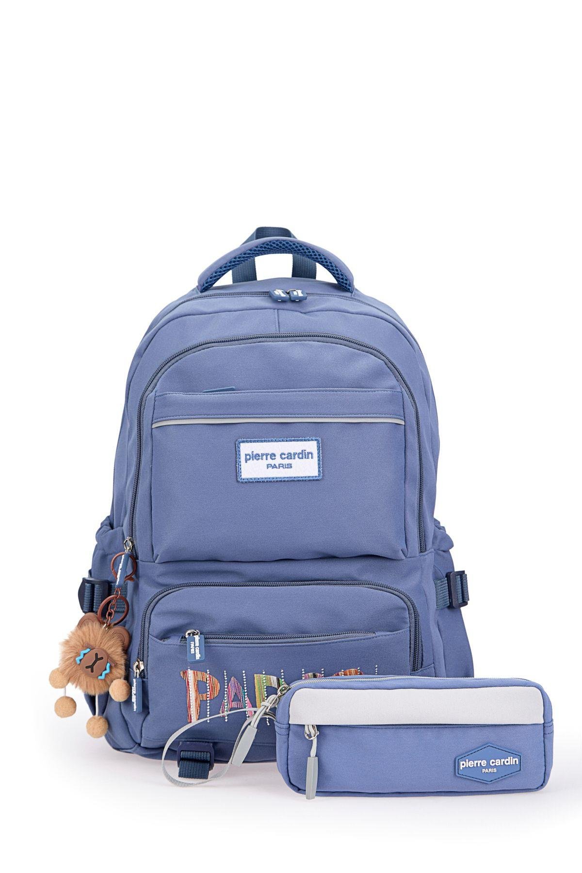Pierre Cardin Okul Sırt Çantası Mavi 07Pct344-M