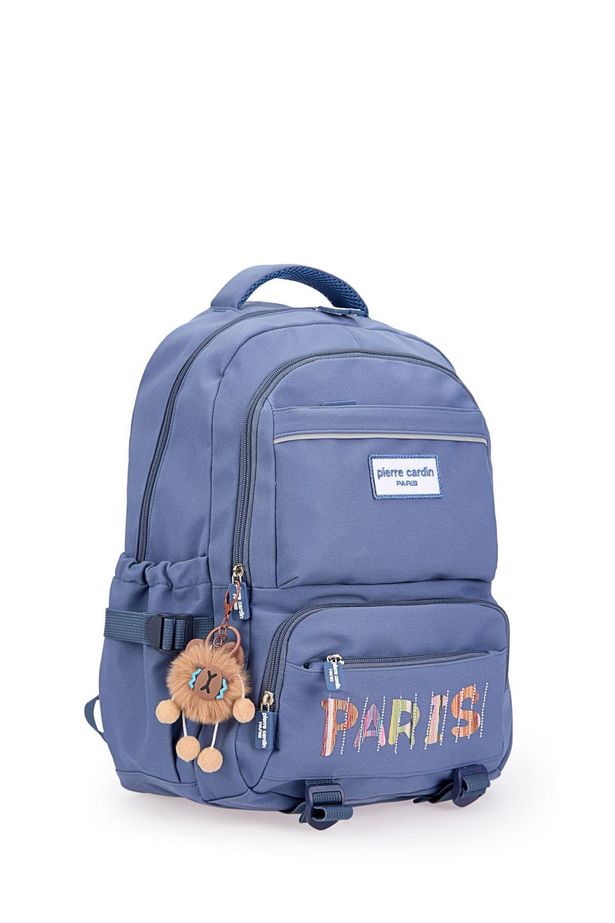 Pierre Cardin Okul Sırt Çantası Mavi 07Pct344-M