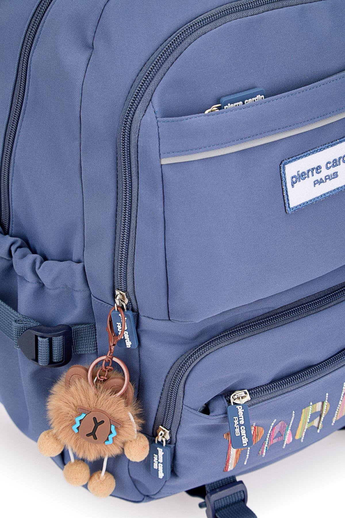 Pierre Cardin Okul Sırt Çantası Mavi 07Pct344-M