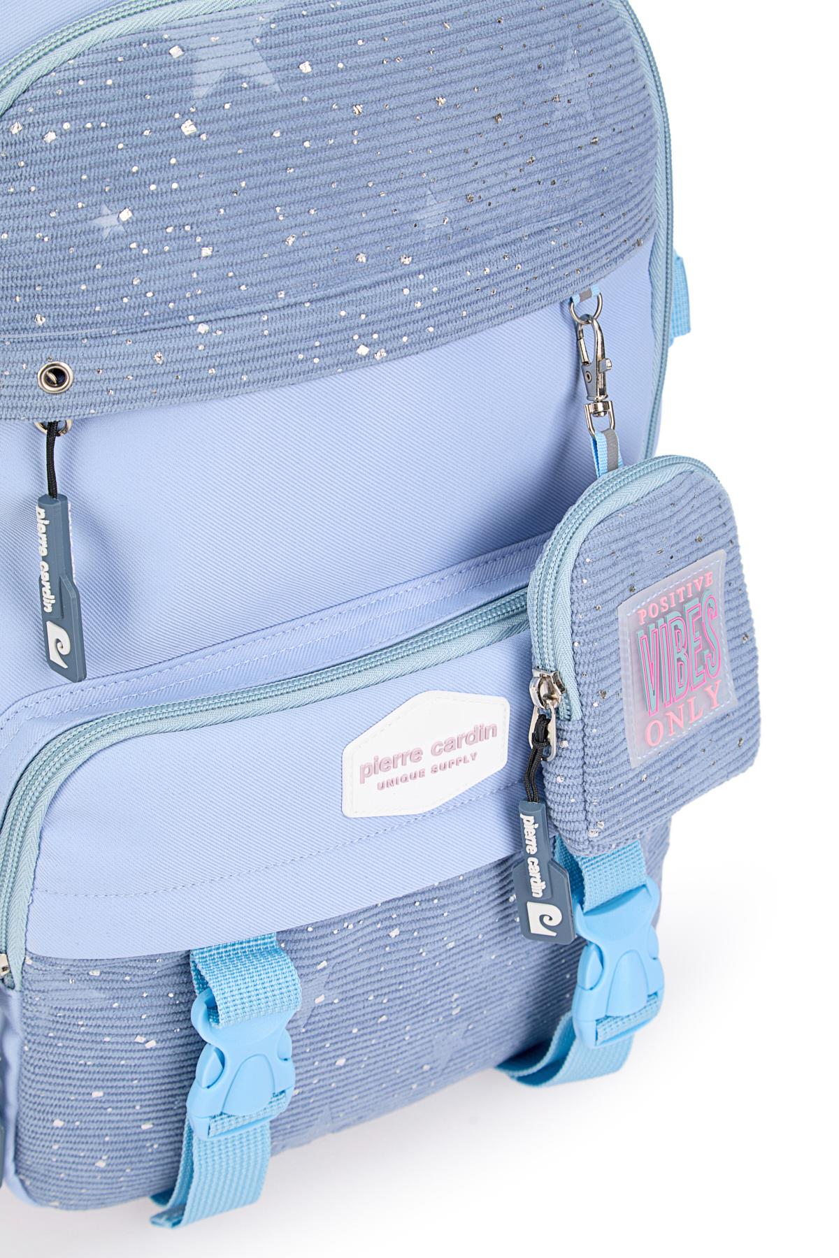 Pierre Cardin Okul Sırt Çantası Mavi 07Pc2406-M