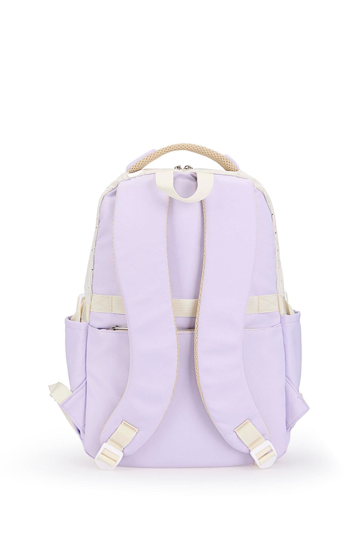 Pierre Cardin Okul Sırt Çantası Mor 07Pc2824-Mr