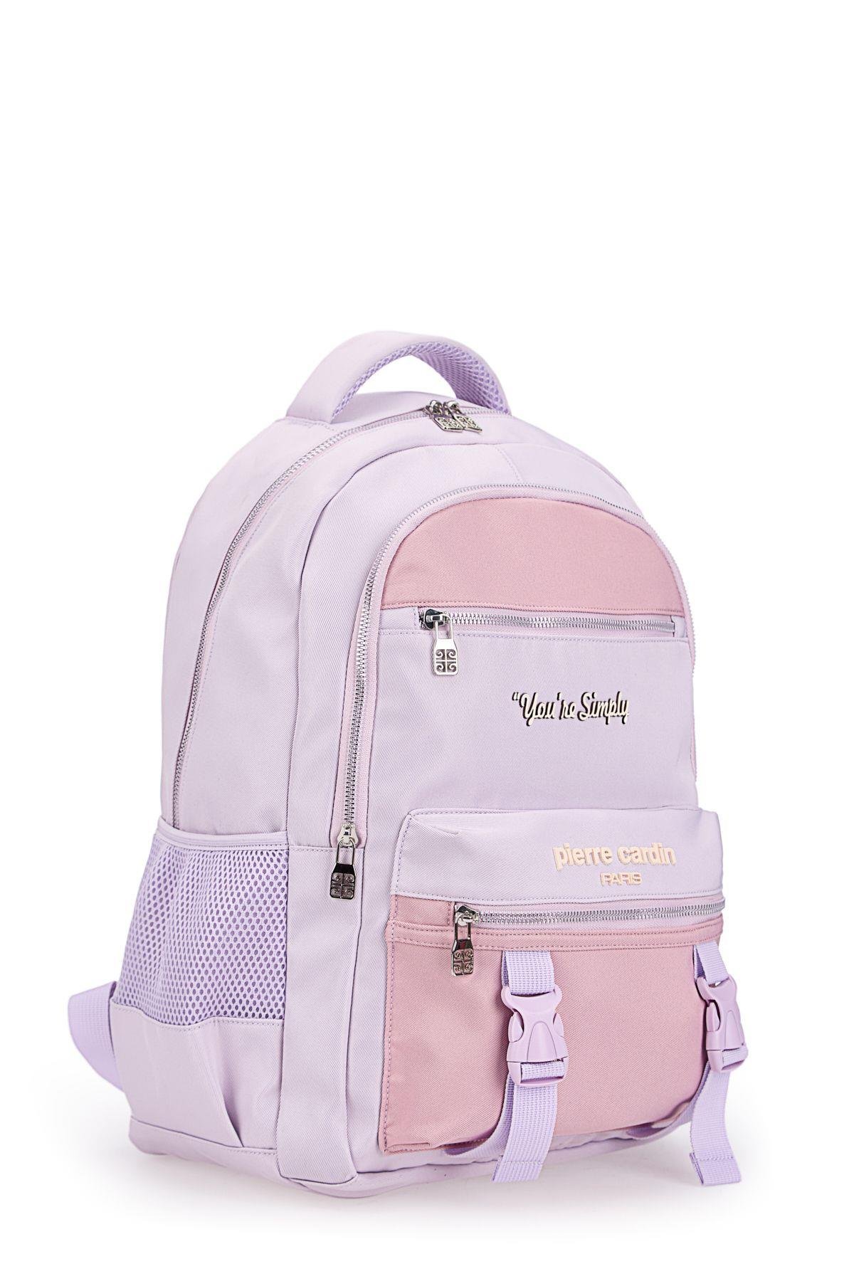 Pierre Cardin Okul Sırt Çantası Mor 07Pct1591-Mr