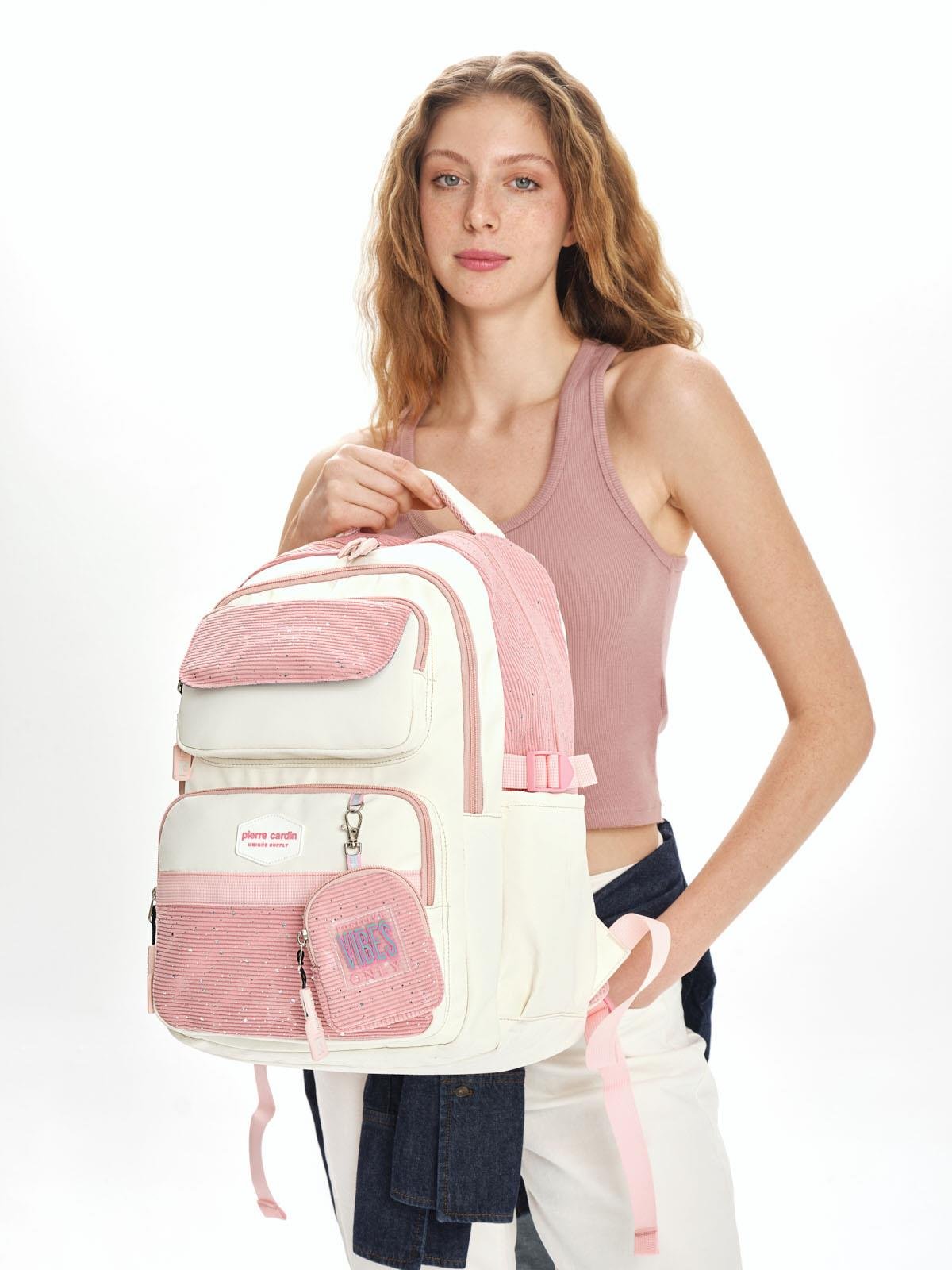 Pierre Cardin Okul Sırt Çantası Pembe 07Pc2824-P