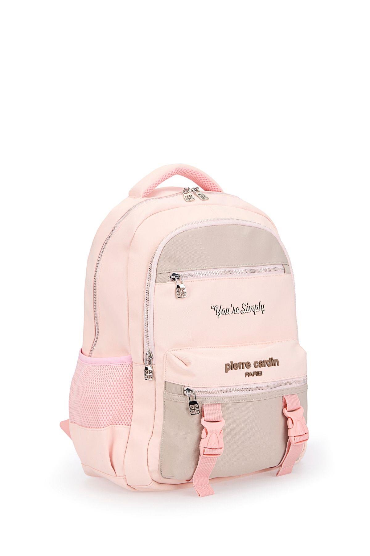 Pierre Cardin Okul Sırt Çantası Pembe 07Pct1591-P