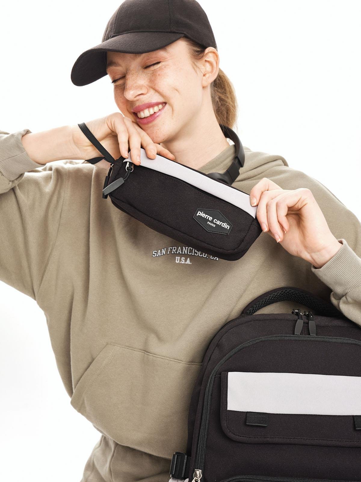 Pierre Cardin Okul Sırt Çantası Siyah 07Pct185-S