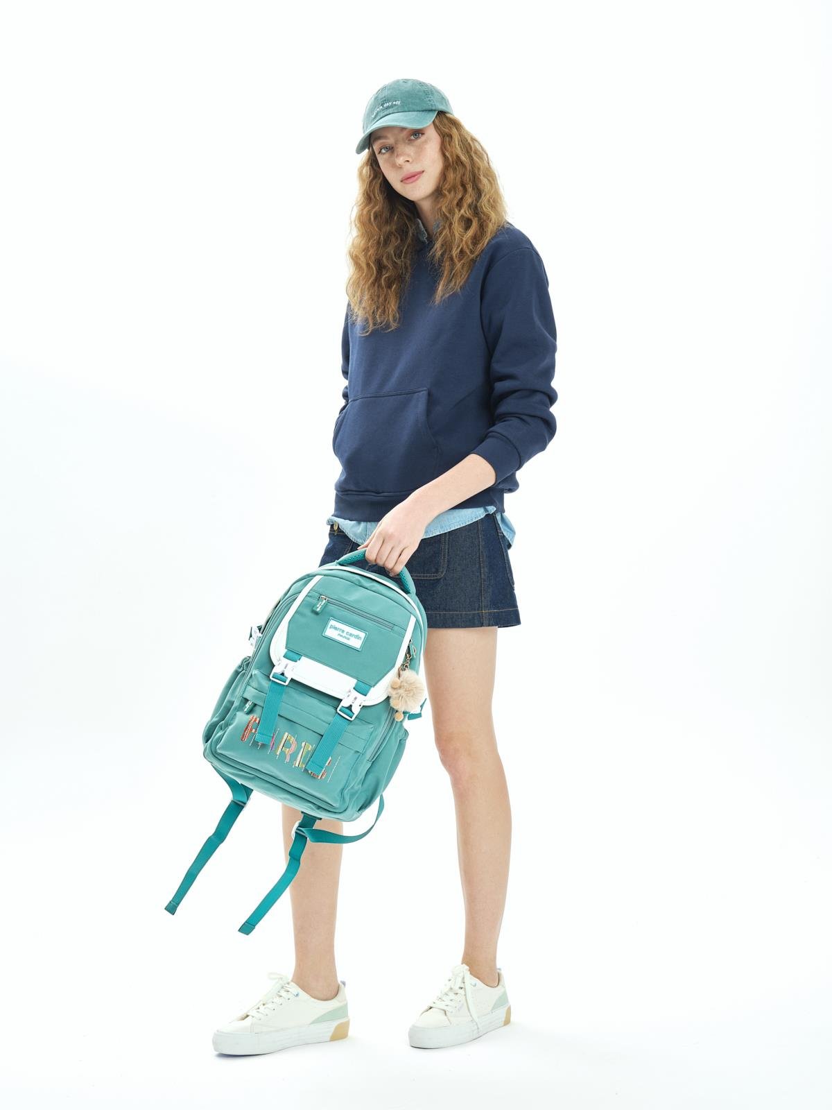 Pierre Cardin Okul Sırt Çantası Yeşil 07Pc11118-Ysl