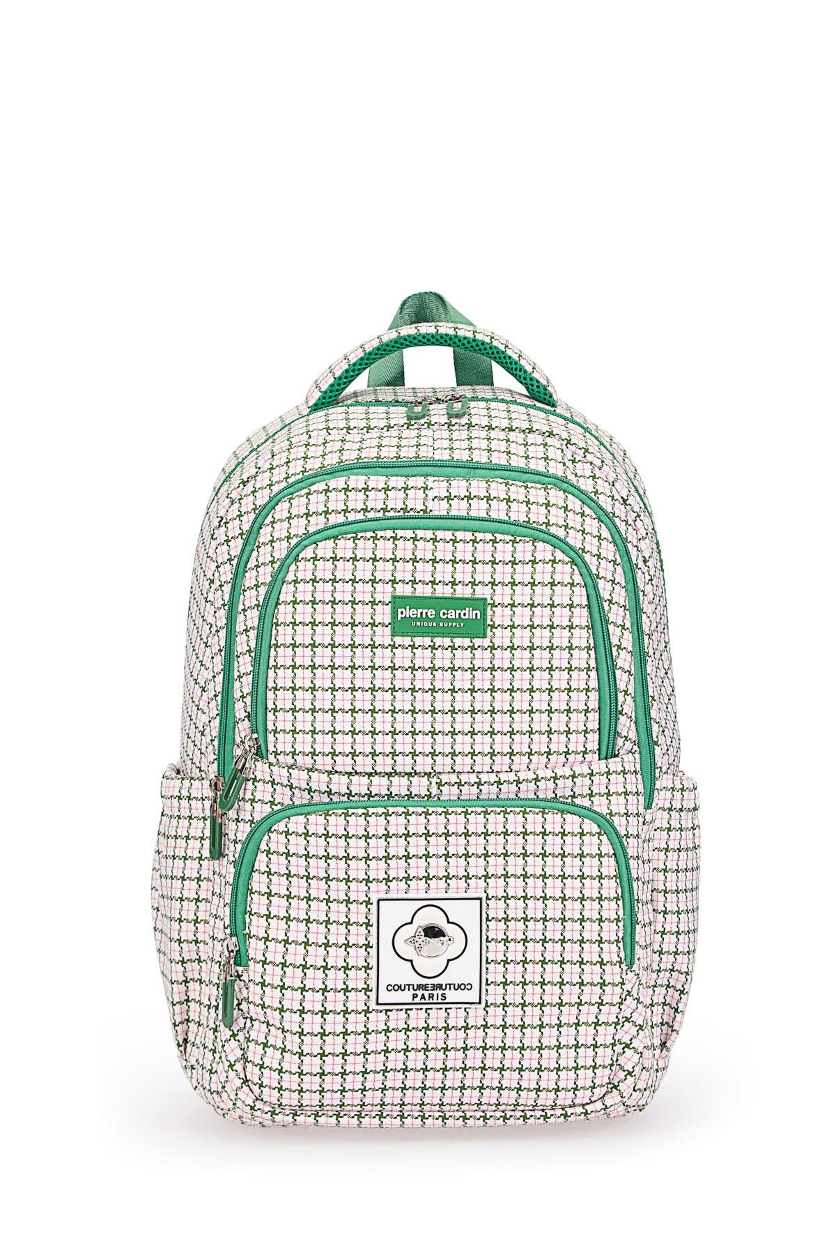 Pierre Cardin Okul Sırt Çantası Yeşil 07Pc80501-Ysl