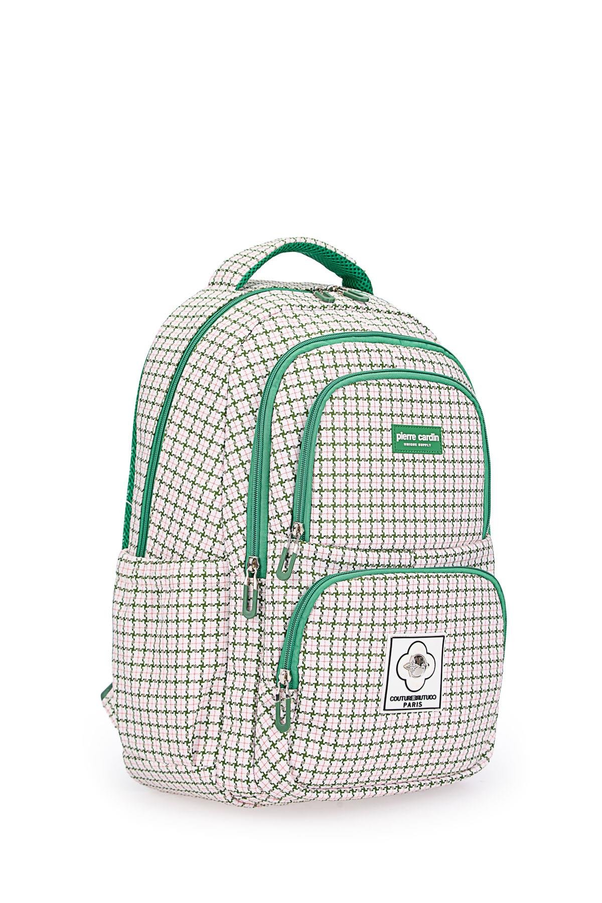 Pierre Cardin Okul Sırt Çantası Yeşil 07Pc80501-Ysl