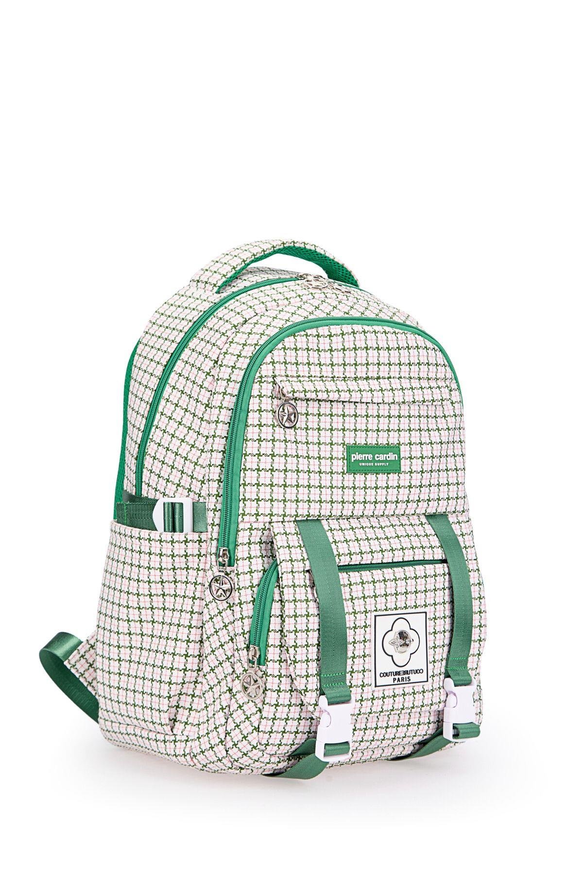 Pierre Cardin Okul Sırt Çantası Yeşil 07Pc17733-Ysl