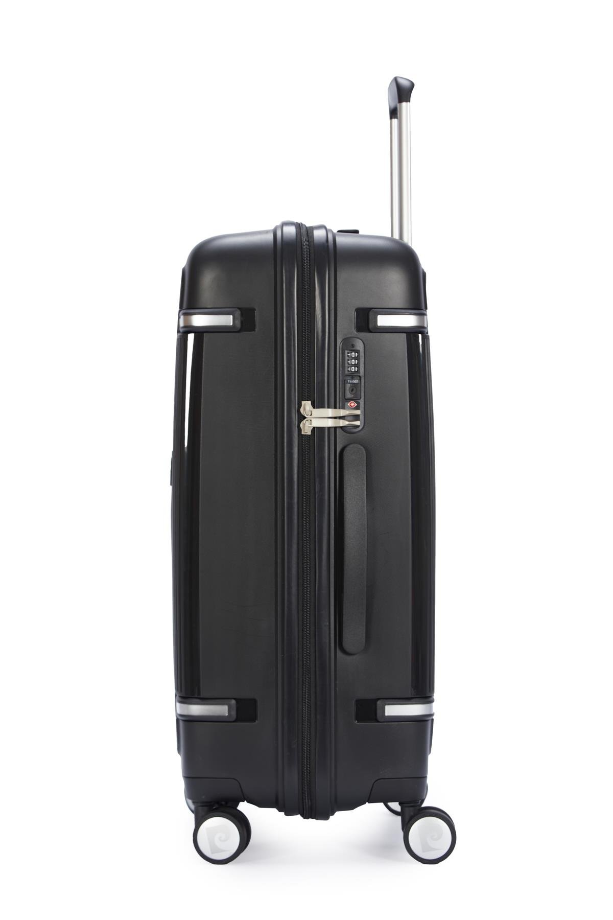 Pierre Cardin Orta Boy %100 Polipropilen Valiz Siyah 04PC7070