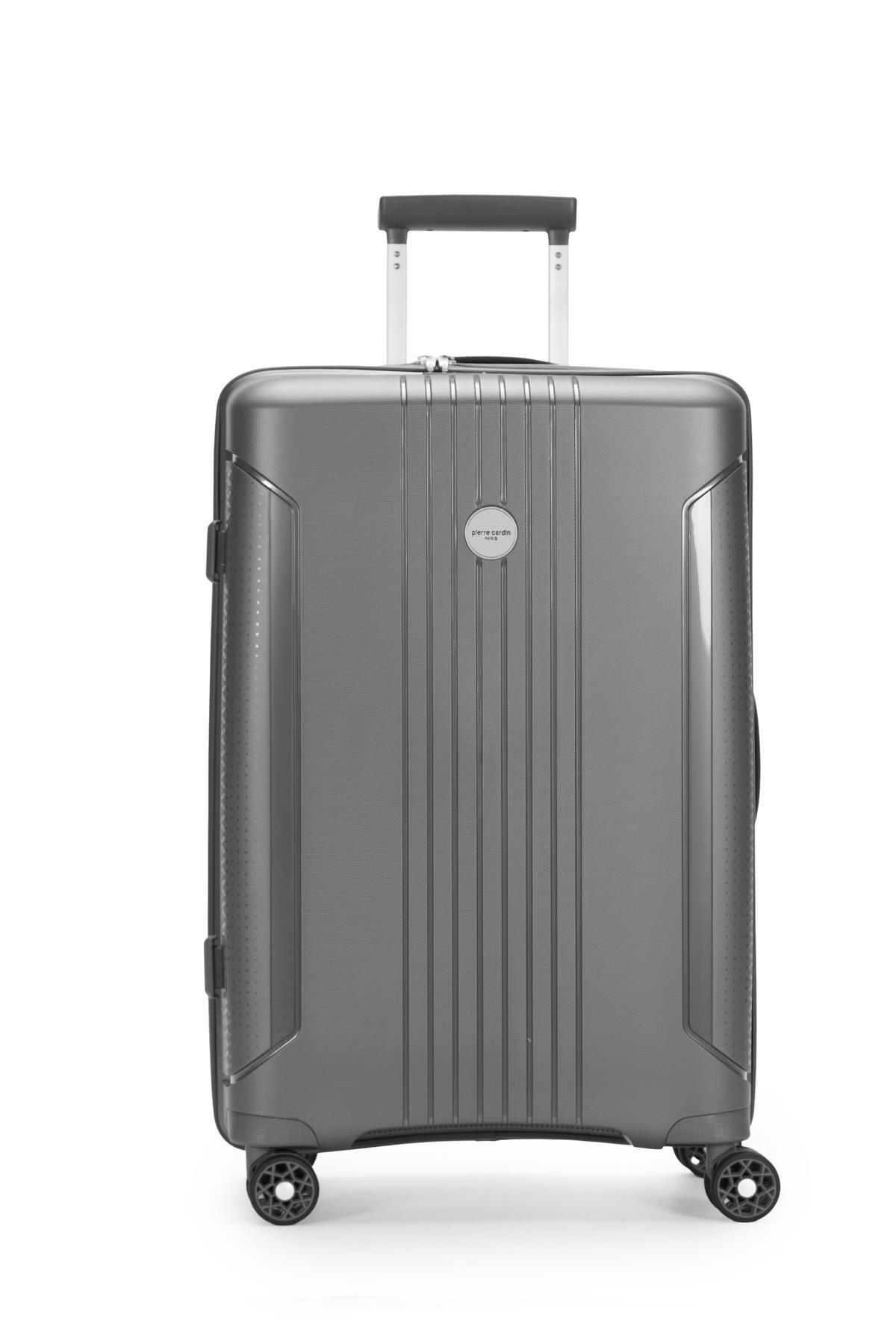 Pierre Cardin Orta Boy %100 Polipropilen Valiz Antrasit 04PC7060
