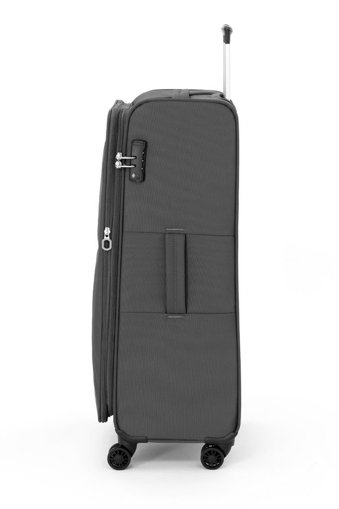 Pierre Cardin Ultra Light Hafif Lüx Kumaş Büyük Boy Valiz Antrasit 04PC4200
