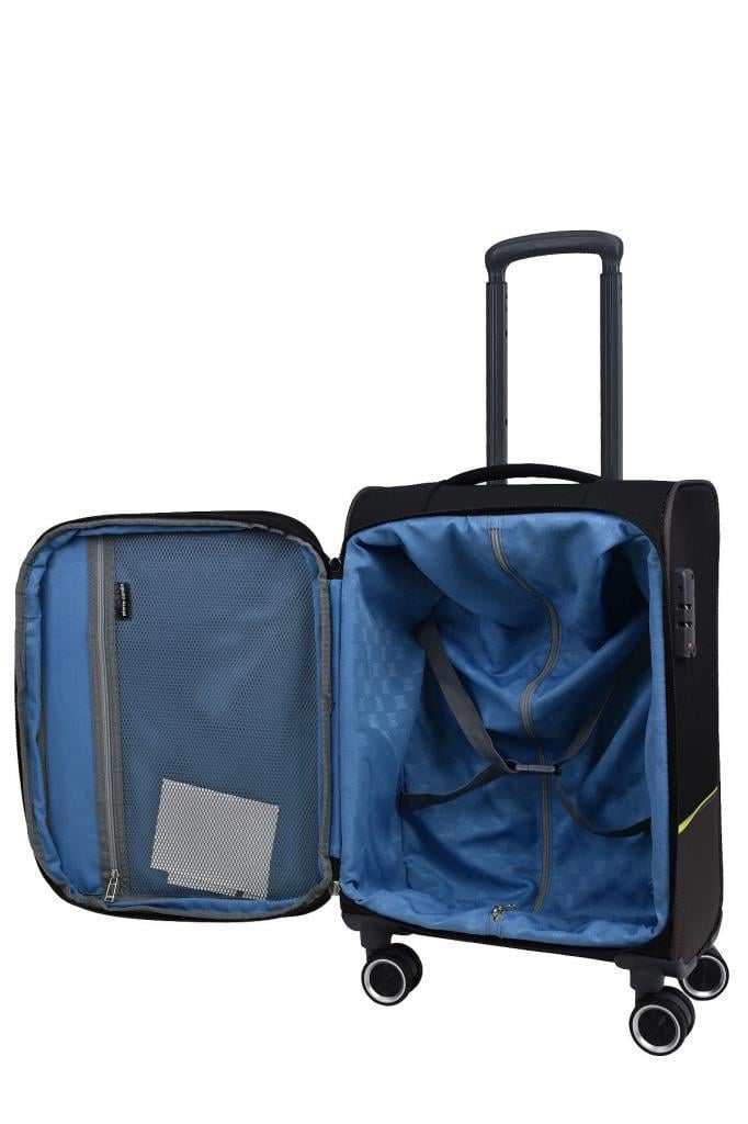 Pierre Cardin Ultra Light Hafif Lüx Kumaş Kabin Boy Valiz Lime 04PC8200