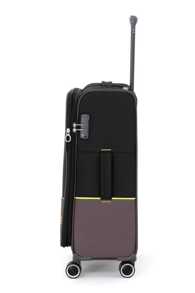 Pierre Cardin Ultra Light Hafif Lüx Kumaş Orta Boy Valiz Siyah 04PC8200