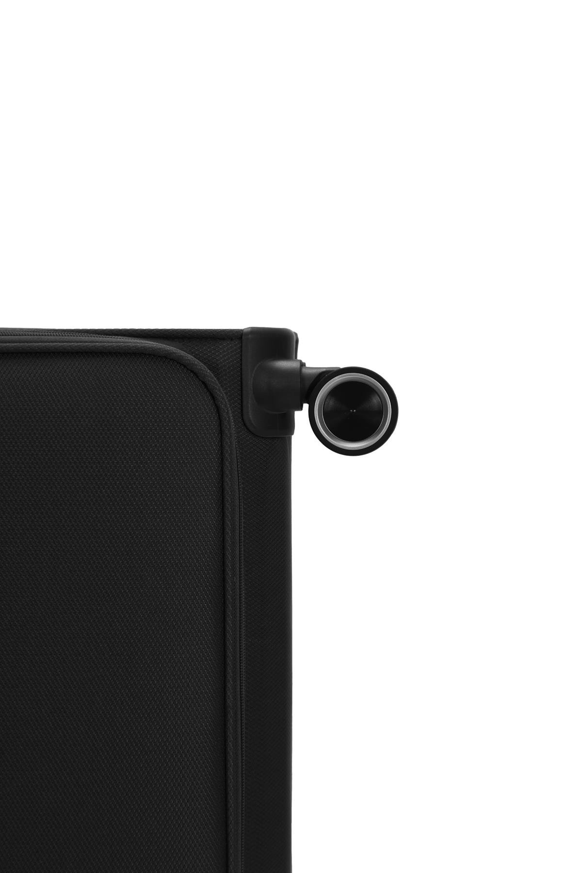 Pierre Cardin Ultra Light Hafif Lüx Kumaş Kabin Boy Valiz Siyah 04PC6000