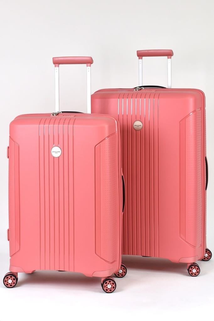 Polipropilen Valiz 2'li Valiz Seti Büyük Boy - Orta Boy Pudra 04pc7060