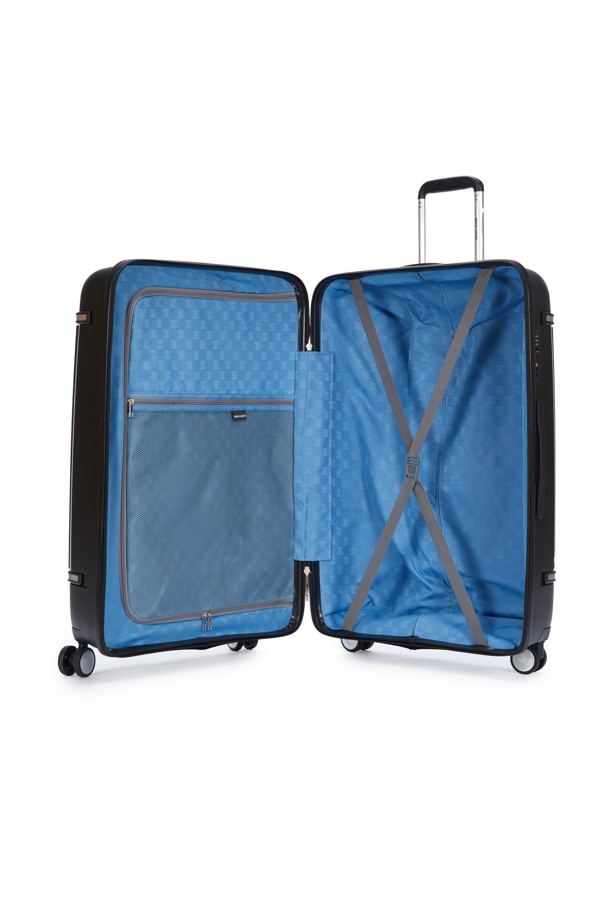 Polipropilen Valiz 2'li Valiz Seti Büyük Boy - Orta Boy Siyah 04pc7070