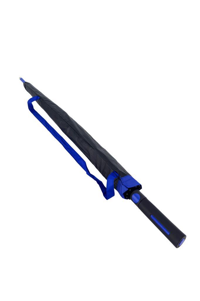 Protokol Baston 8 Telli  Şemsiye Siyah-Lacivert 9002