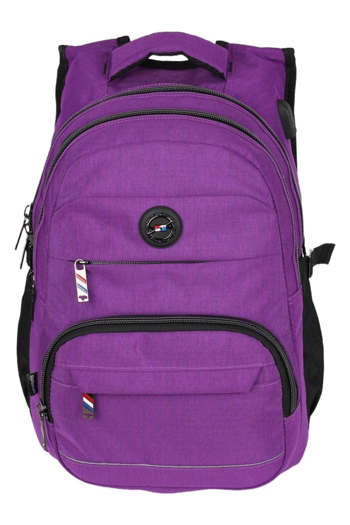 Relaxion Okul Sırt Çantası Mor 2236