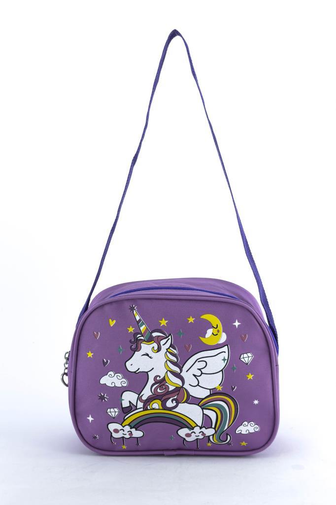 Relxion İlkokul Çantası Beslenmeli Unicorn Mor 1340