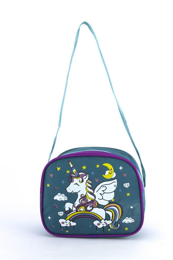Relxion İlkokul Çantası Beslenmeli Unicorn Yeşil 1340