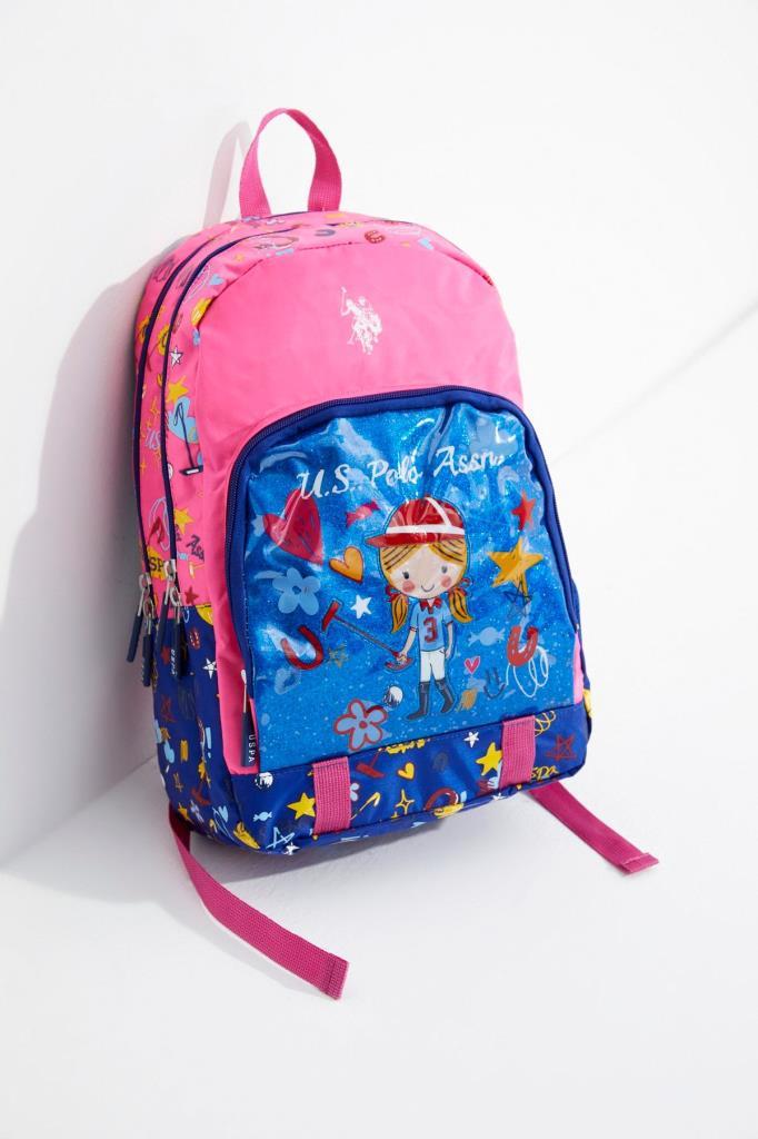 U.S. Polo Assn. Sırt Çantası Lacivert Pembe 21106