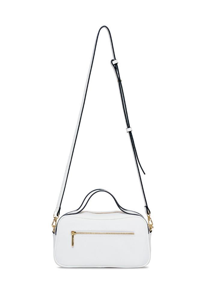 U.S. Polo Assn. Çapraz Askılı Kadın Çanta Beyaz Us25270