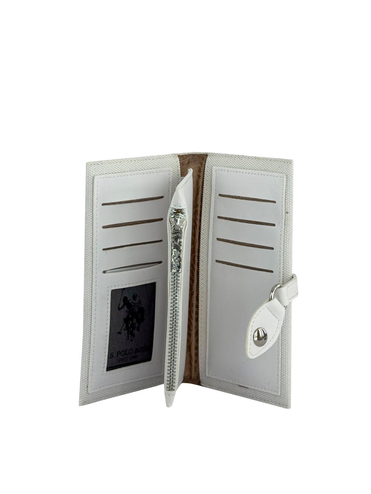 U.S. Polo Assn. Kadın Cüzdanı Beyaz Usc23364