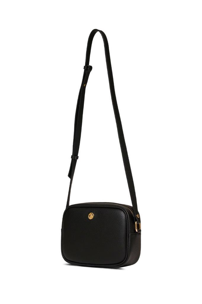 U.S. Polo Assn. Çapraz Askılı Kadın Çanta Siyah Us25195