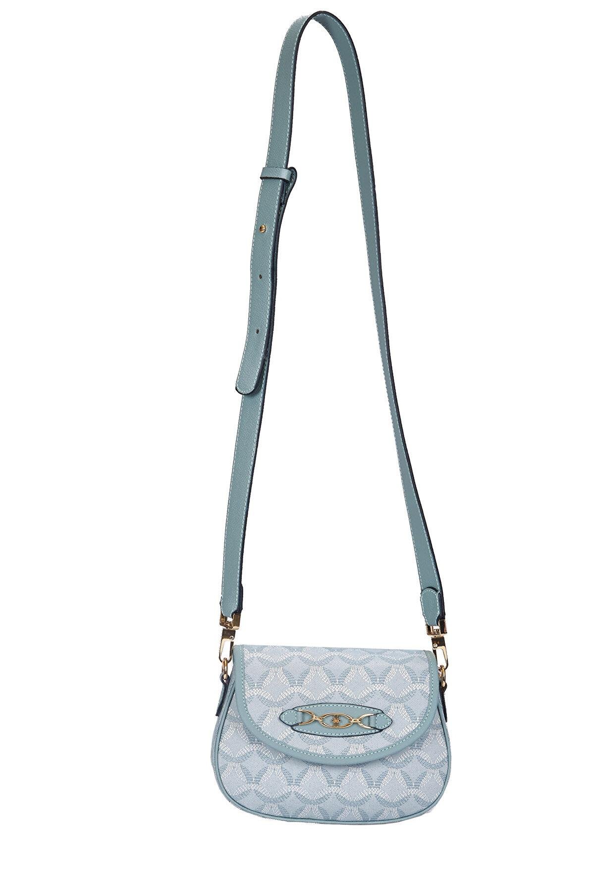 U.S. Polo Assn. Çapraz Askılı Kadın Çanta Mint Us24357