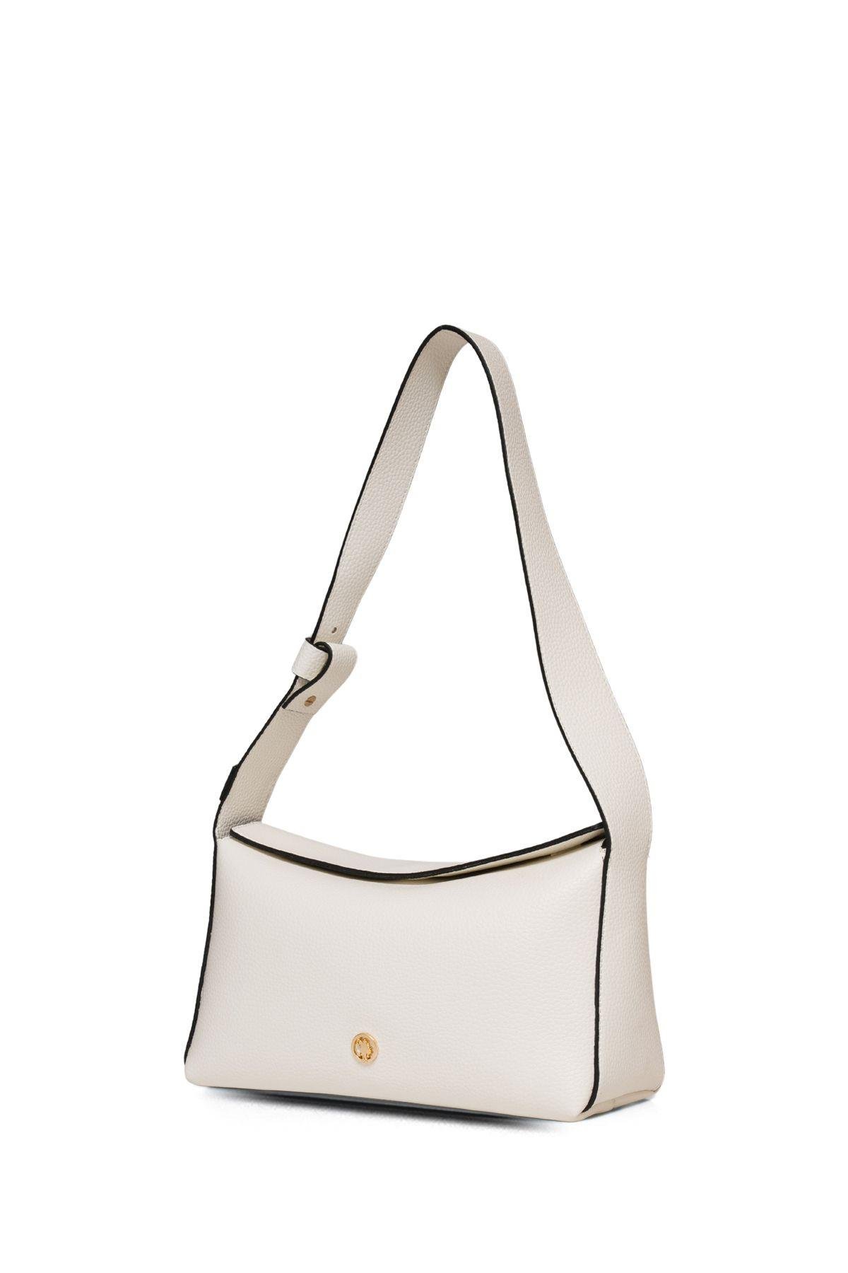 U.S. Polo Assn. Çapraz Askılı Kadın Çanta Beyaz Us25203