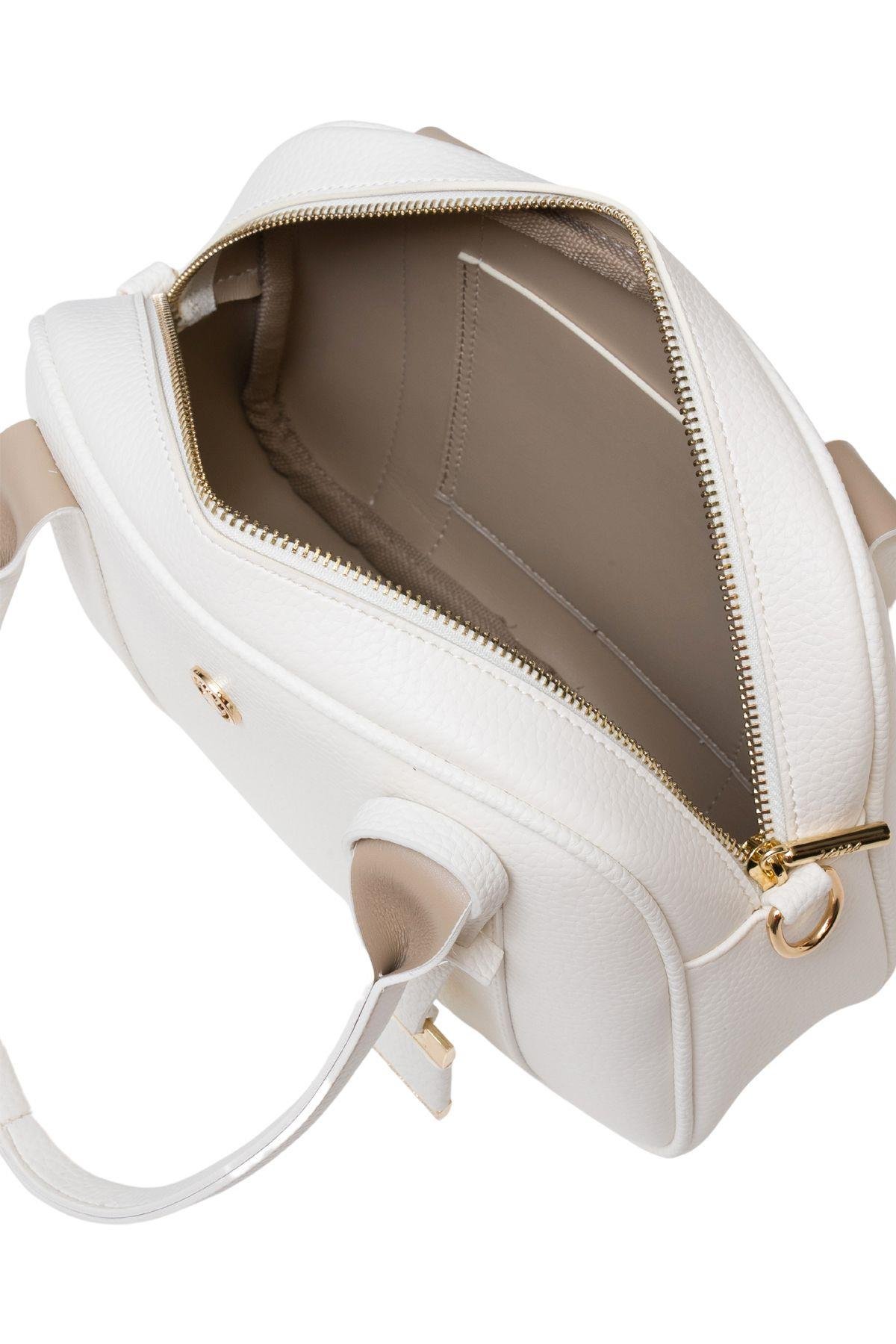 U.S. Polo Assn. Çapraz Askılı Kadın Çanta Beyaz Us25191