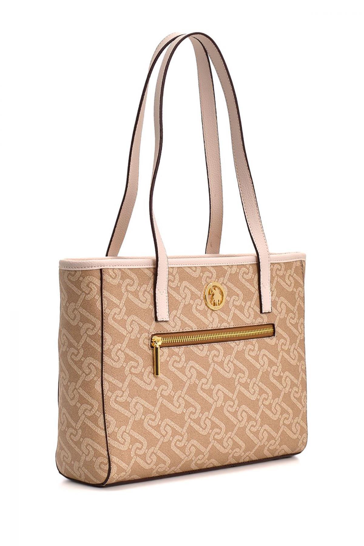 U.S. Polo Assn. Kadın Omuz Çanta Bej Us23116