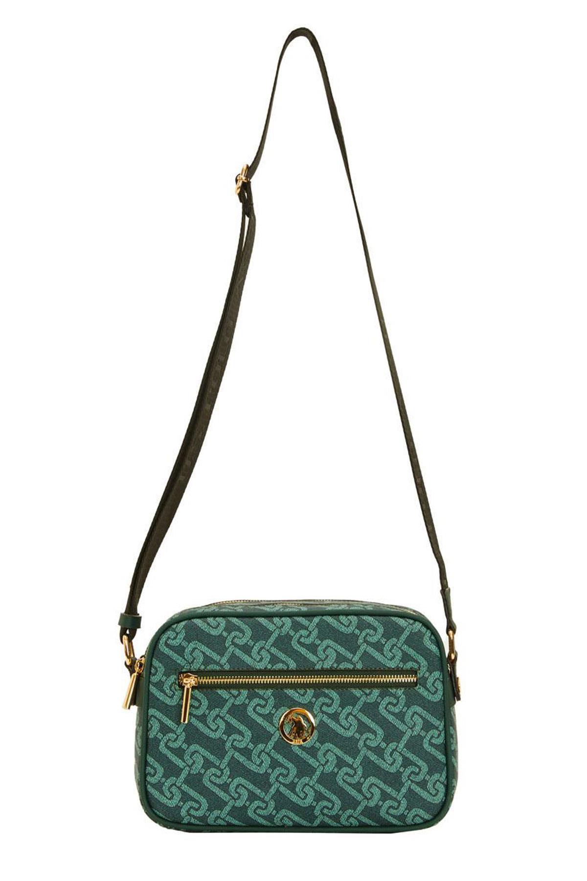 U.S. Polo Assn. Çapraz Askılı Kadın Çanta Petrol Us23513