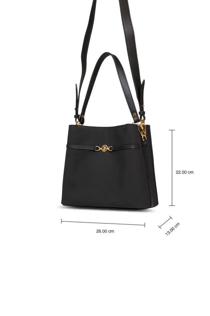U.S. Polo Assn. Çapraz Askılı Kadın Çanta Siyah Us25238