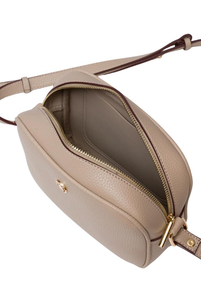 U.S. Polo Assn. Çapraz Askılı Kadın Çanta Bej Us25195