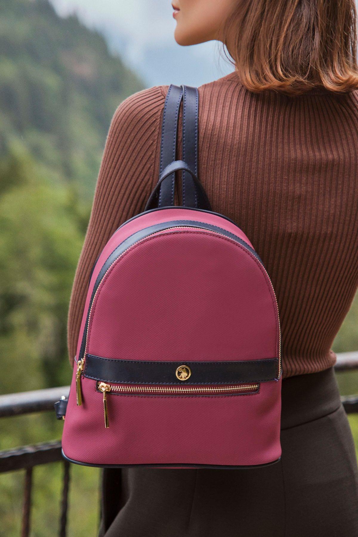 U.S. Polo Assn. Kadın Sırt Çantası Mor Us22570